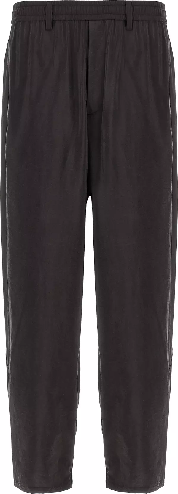 Brown Silk Athletic Pants