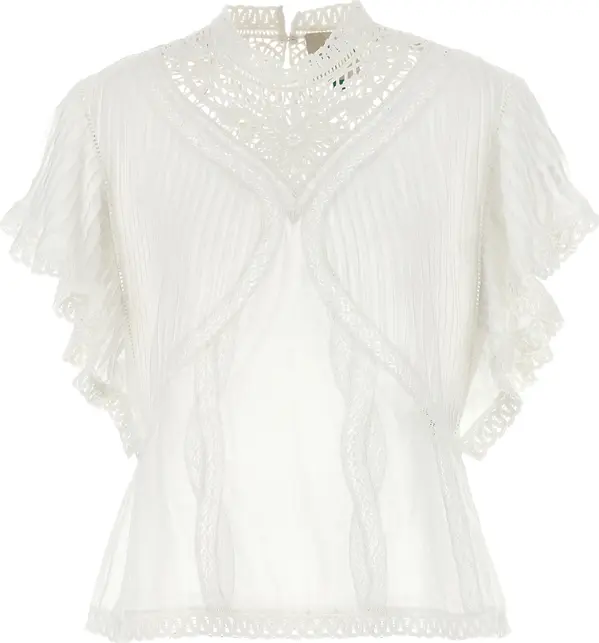 White Organic Cotton Blouse