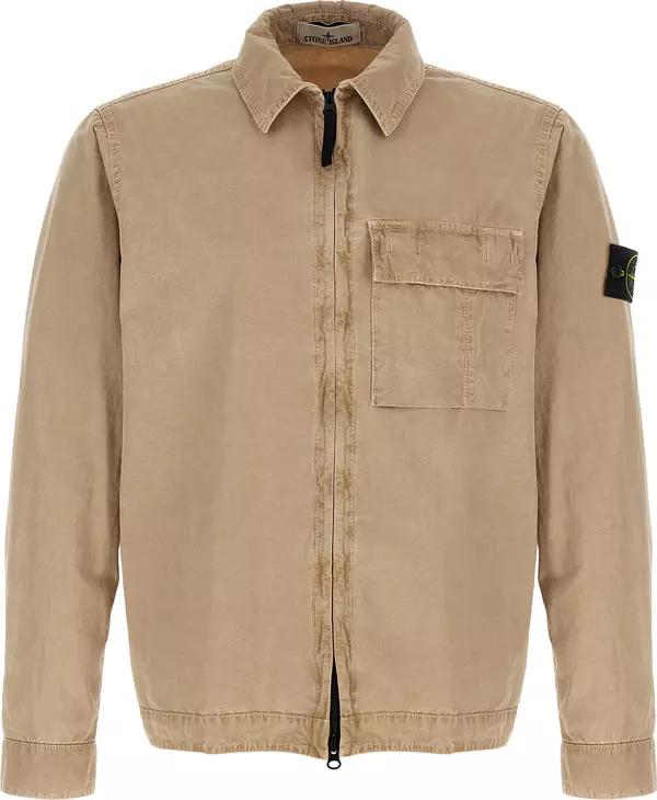 Beige Cotton Blouse