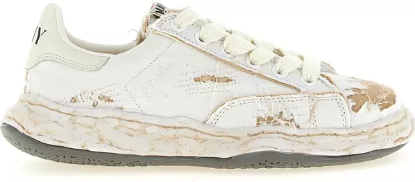 White Cotton Sneakers