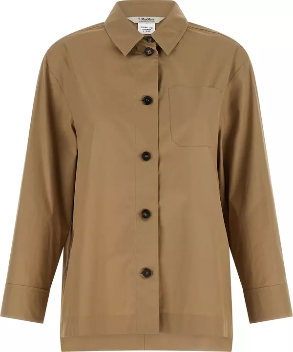 Beige Cotton Blouse
