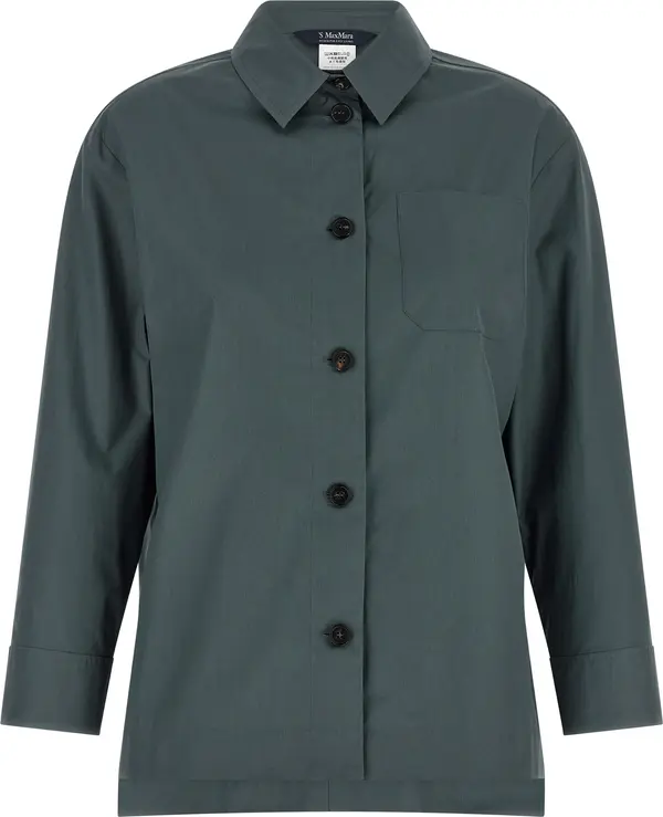Gray Cotton Blouse
