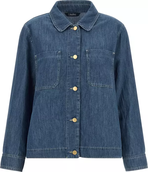 Blue Cotton Denim Jacket