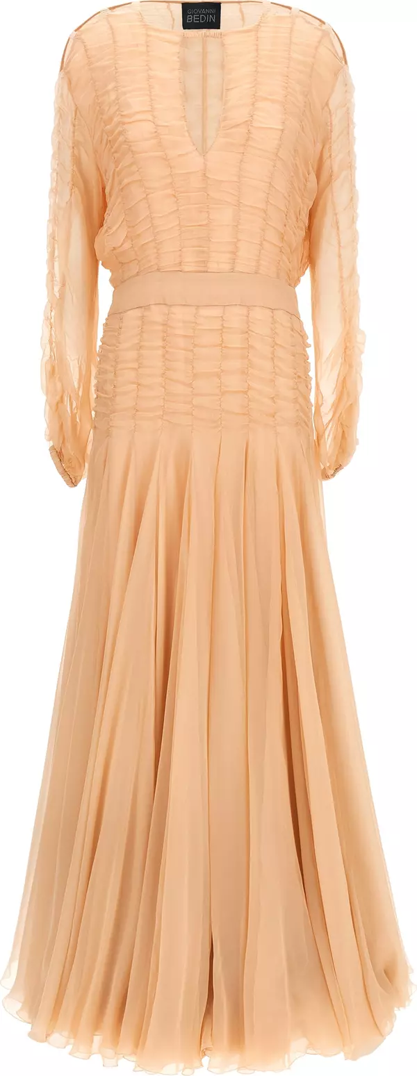 Multicolor Cotton Long Dress