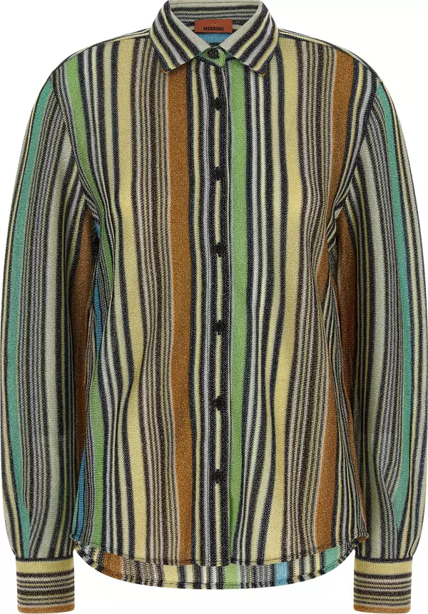 Multicolor Viscose Blouse