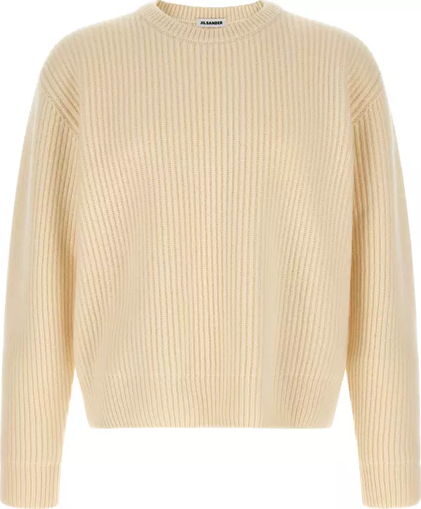 White Wool Cardigan