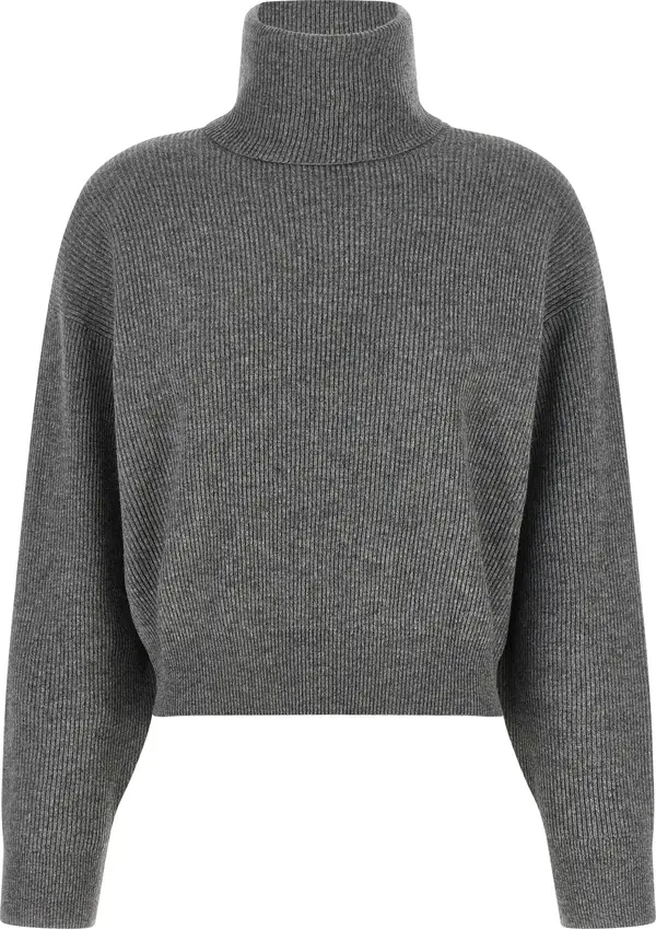 Gray Virgin Wool Cardigan