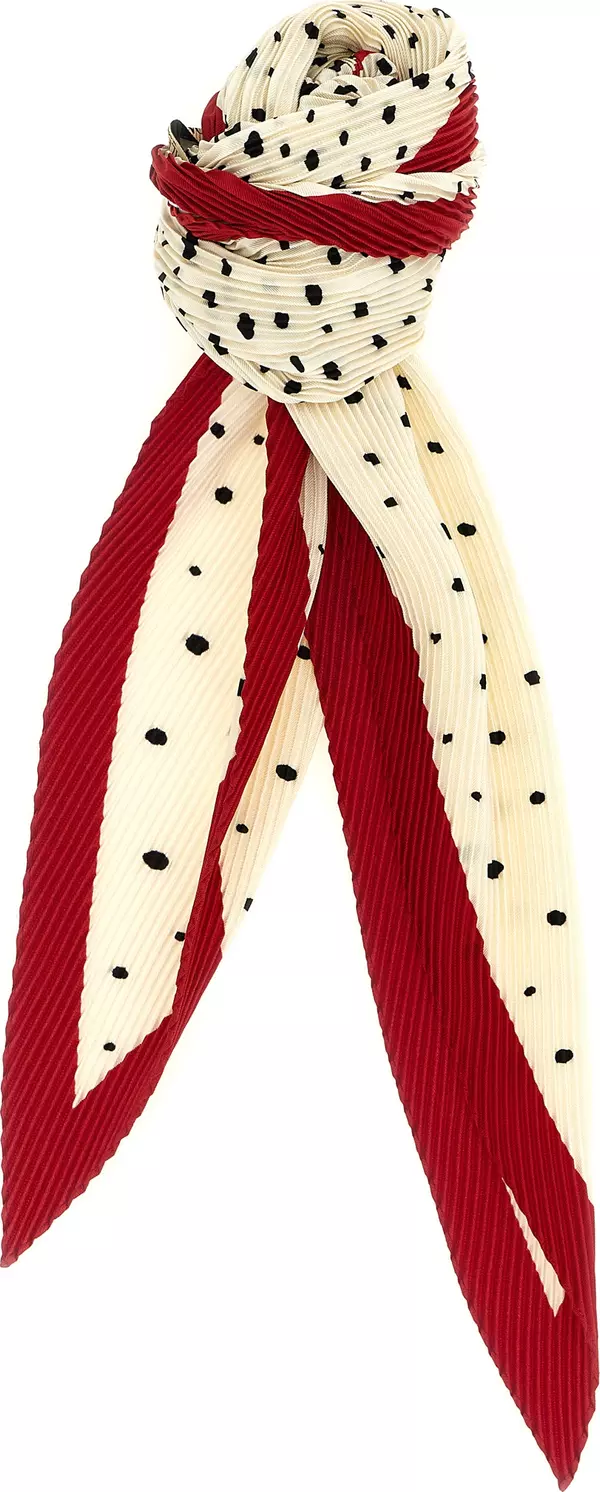 Bicolor Silk Scarf