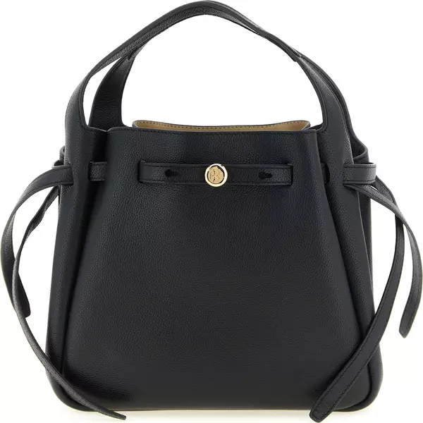 Black Cowhide Handbag