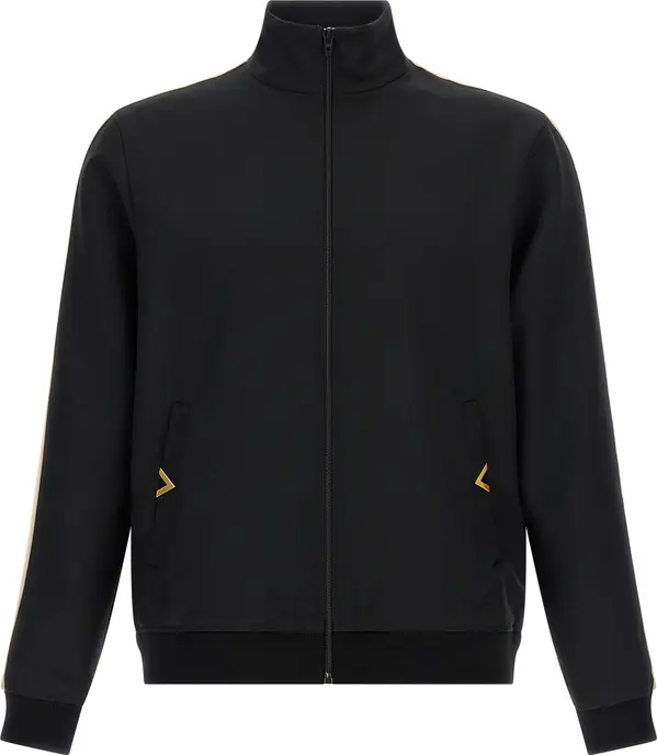 Black Polyester Sweatshirt