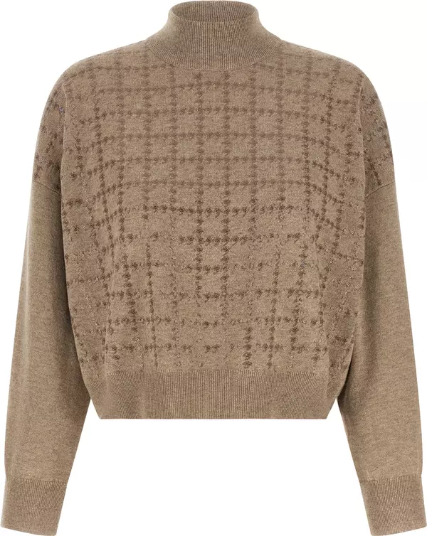 Beige Cashmere Cardigan