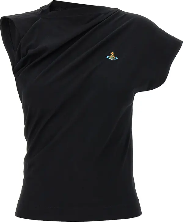 Black Cotton T-Shirt