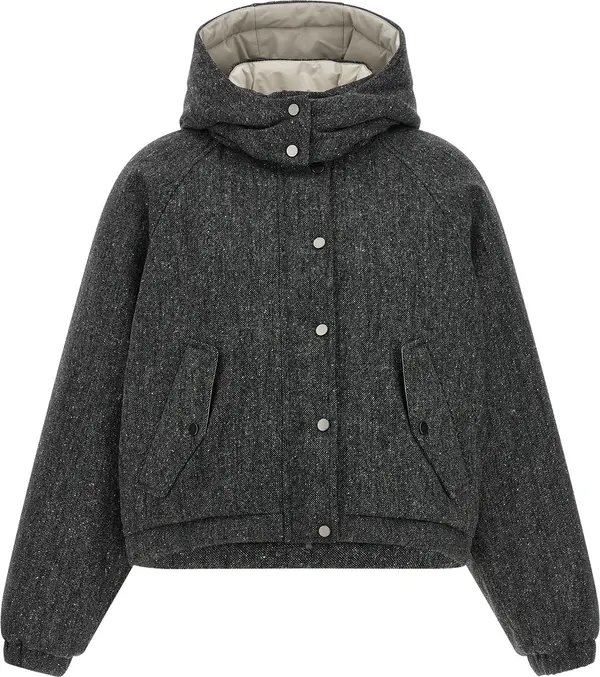 Gray Virgin Wool Jacket