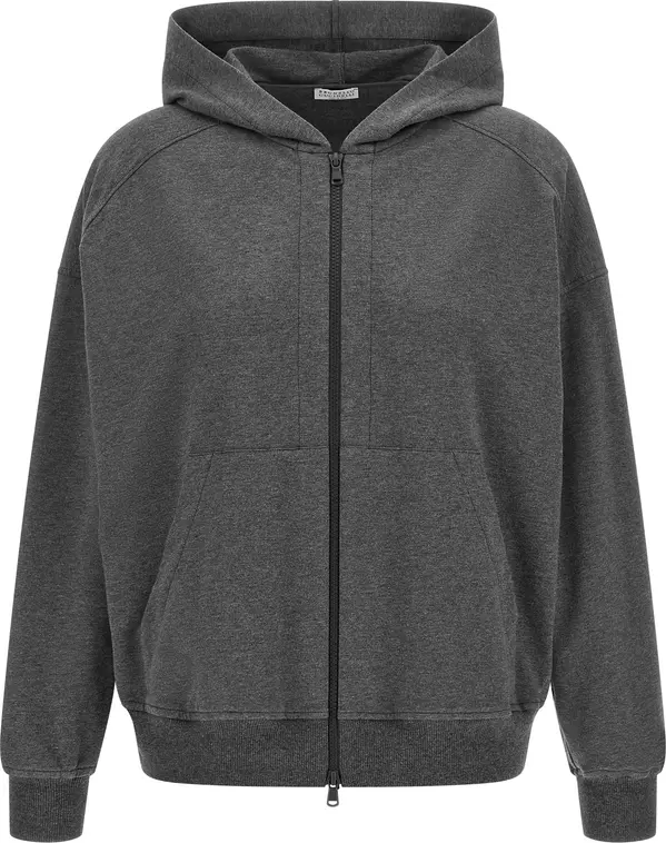 Gray Cotton Sweatshirt
