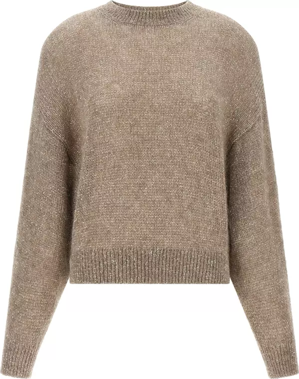 Beige Polyamide Cardigan