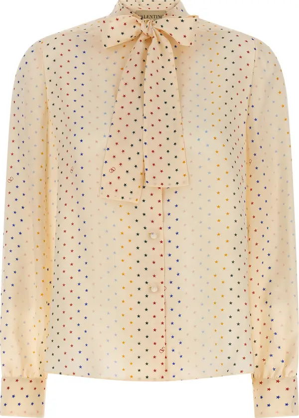 Multicolor Silk Blouse