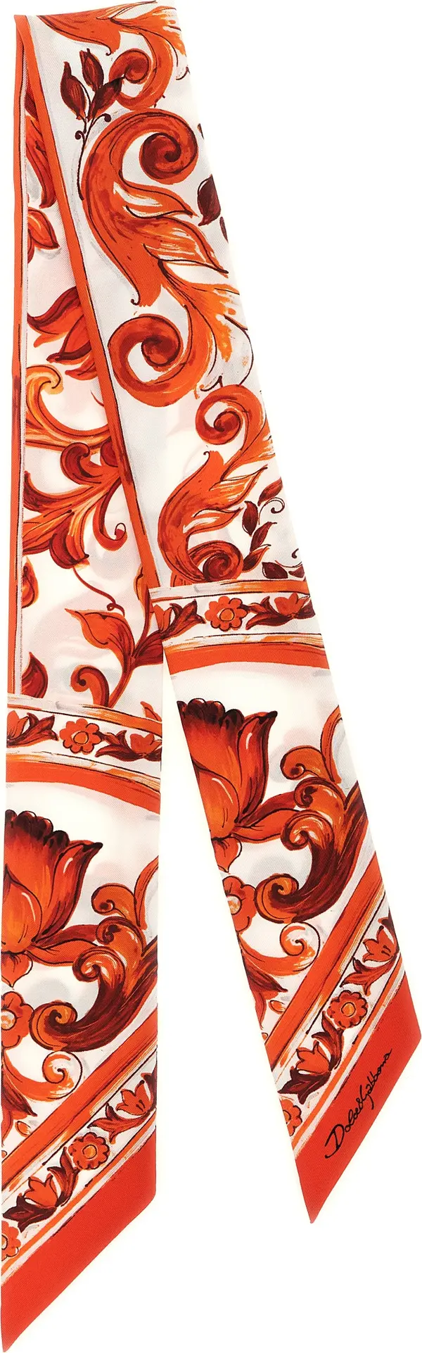 Orange Silk Foulard