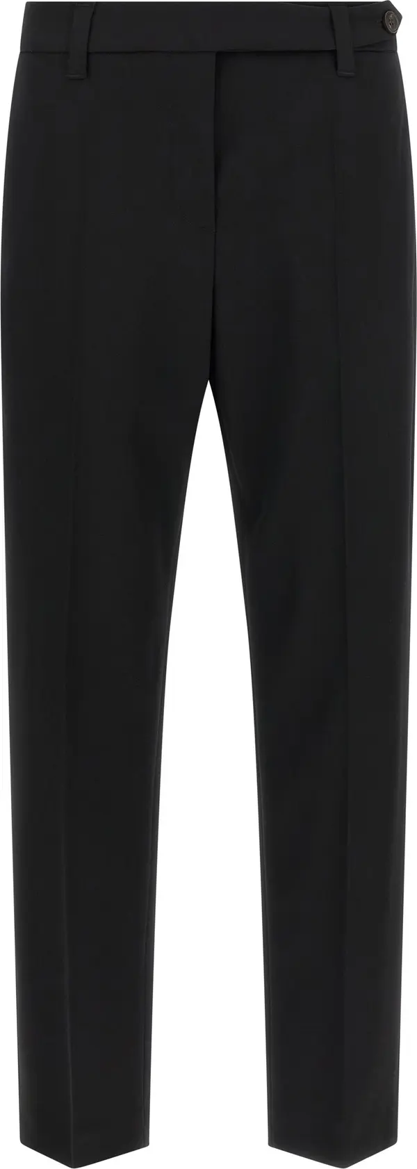 Black Virgin Wool Dress Pants