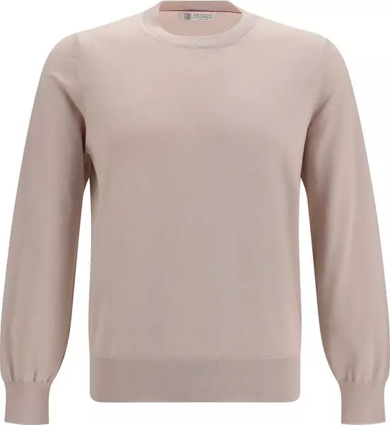 Beige Cotton Sweatshirt