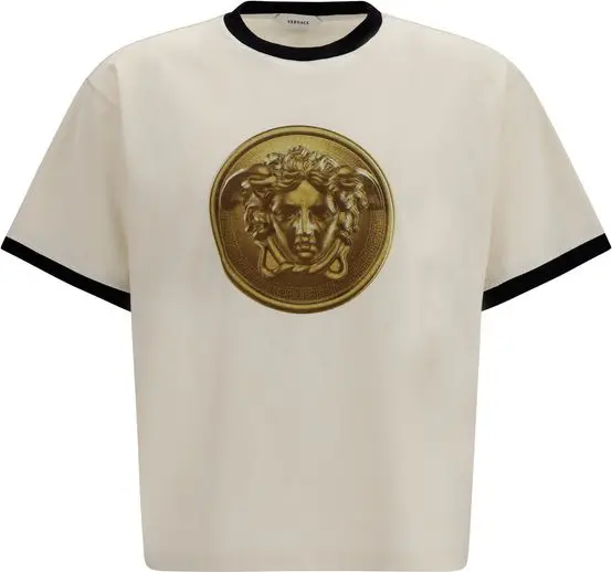 Beige Cotton T-Shirt