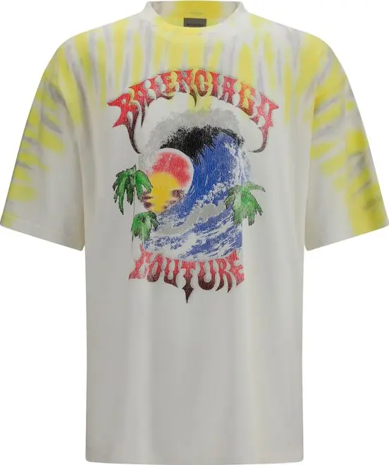 Bicolor Cotton T-Shirt