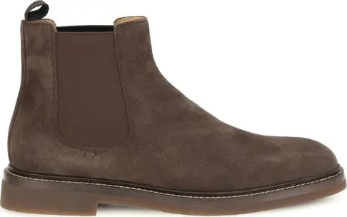 Brown Calf Leather Bos Taurus Chelsea Boots