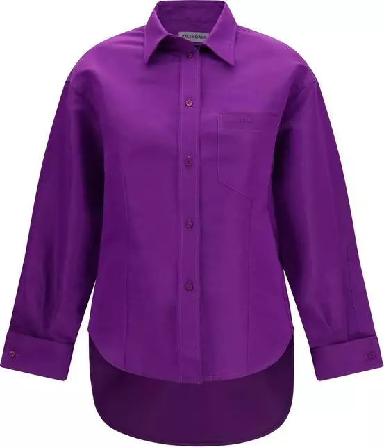 Purple Cotton Shirt