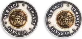 Gray Brass Earrings