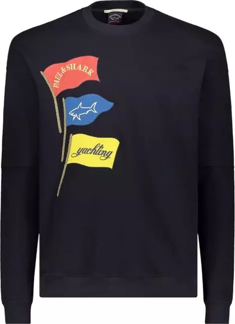 Blue Cotton Sweatshirt