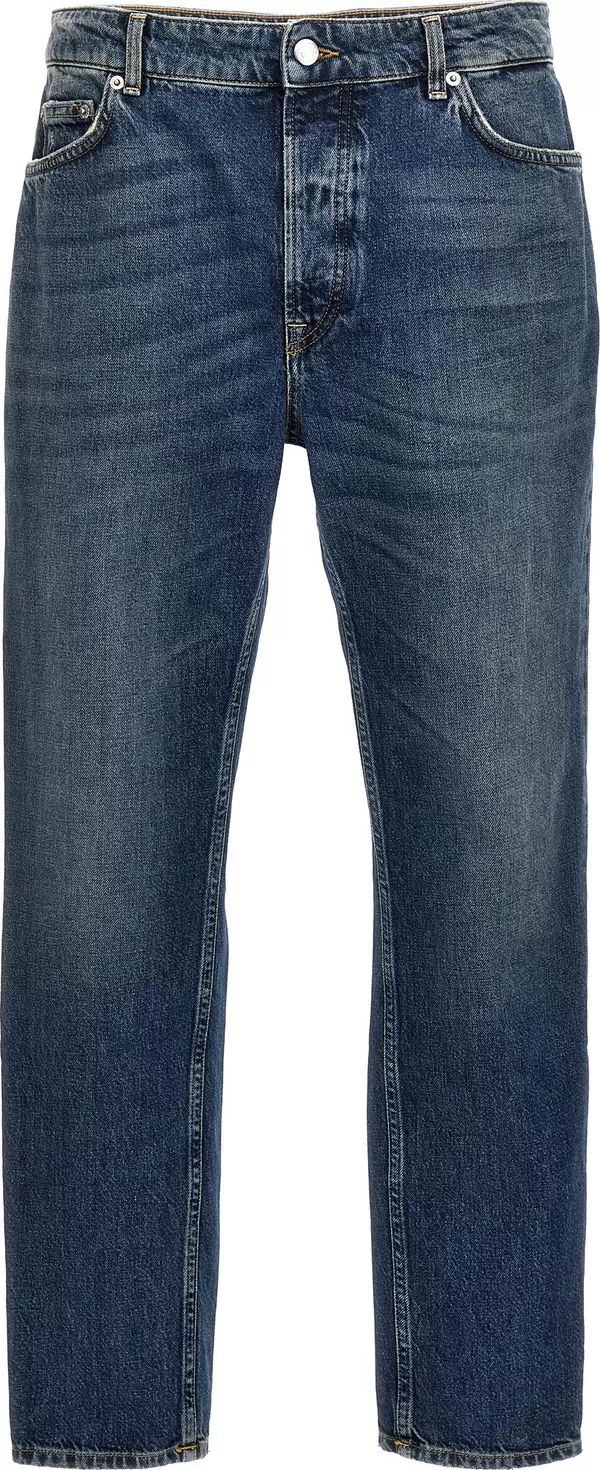 Blue Cotton Jeans Denim