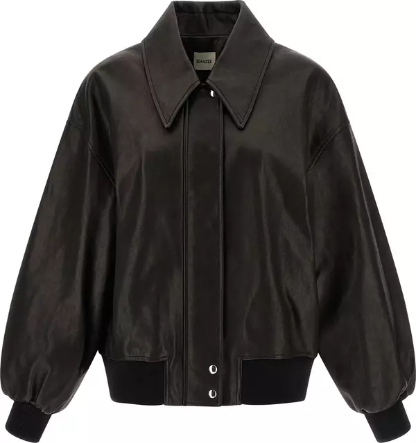 Black Lamb Leather Leather Jacket