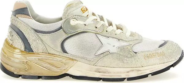 White Leather Athletic Sneakers