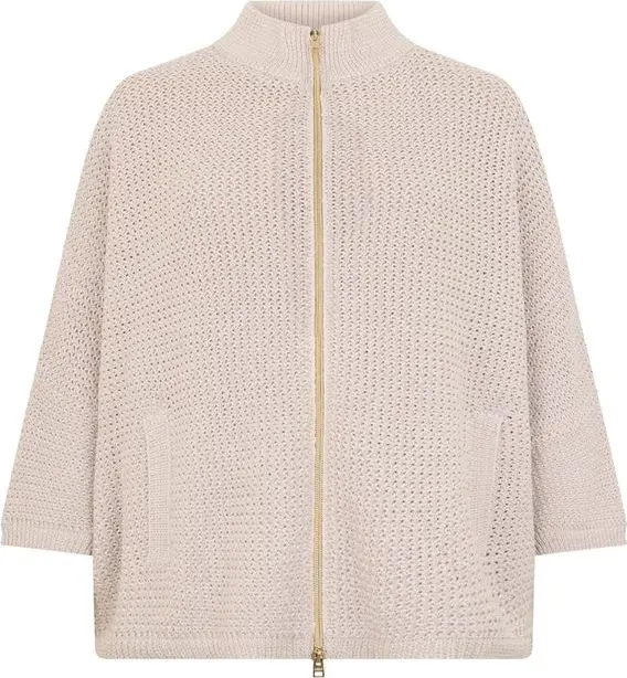 Beige Cotton Cardigan