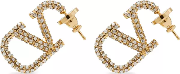 Gold Brass Earrings