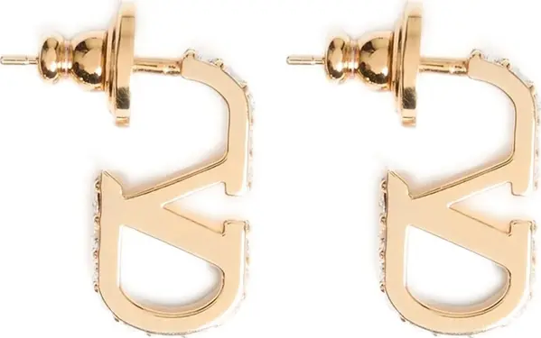 Gold Brass Earrings