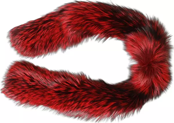 Red Fox Fur Neck Wrap Warmer Winter Scarf