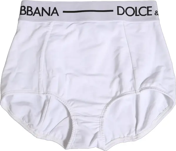 White Logo Waistband Coulotte Panty Underwear