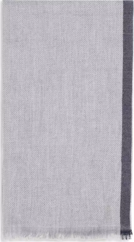 Gray Cashmere Scarf