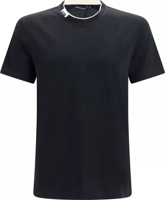 Black Cotton T-Shirt