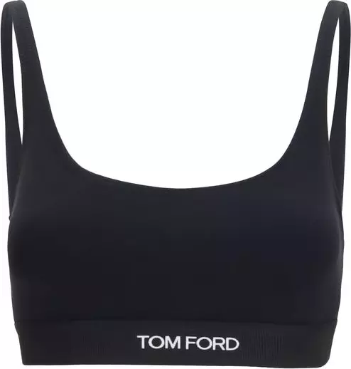 Black Modal Sport Bra