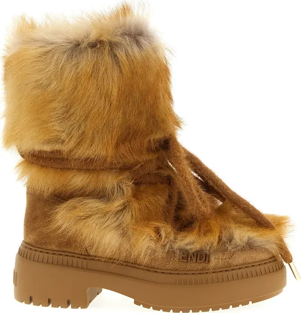 Multicolor Calfskin Flat Boots