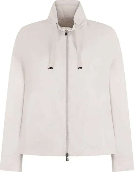 Gray Polyamide Shell Jacket