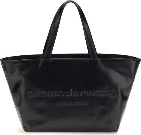 Black Calf Leather Bos Taurus Handbag