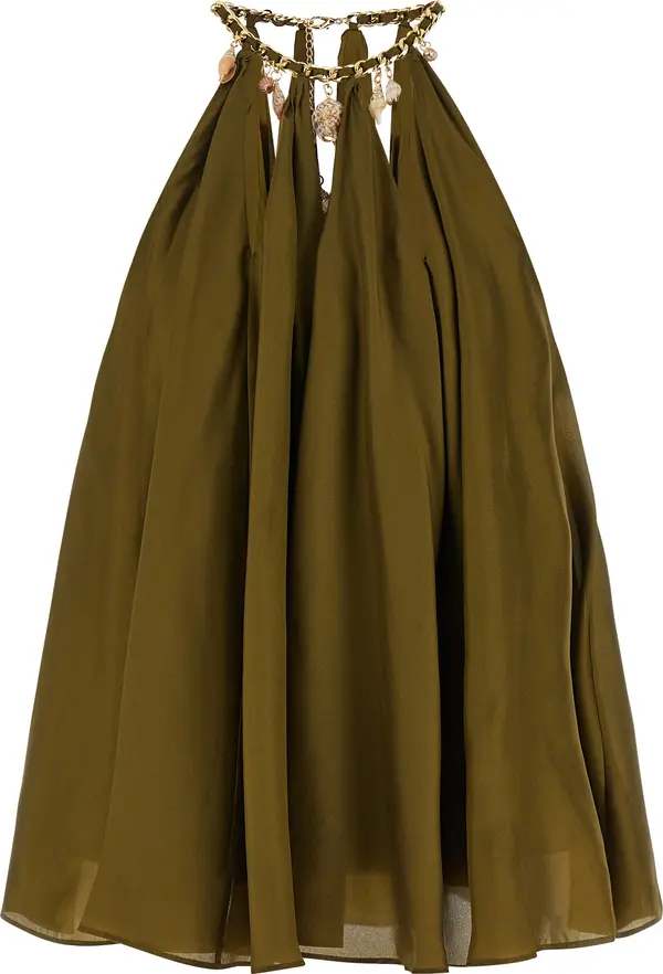 Bicolor Silk Blouse