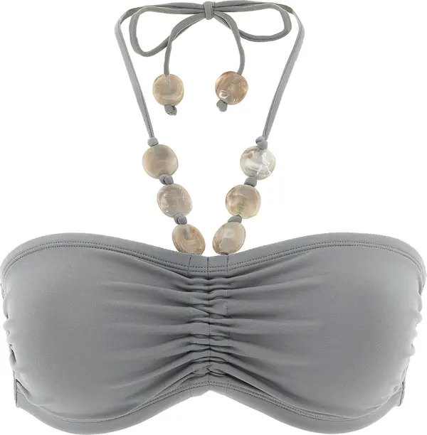 Gray Polyamide Bikini