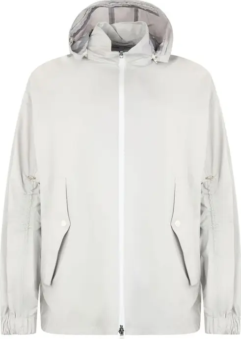 Gray Polyamide Shell Jacket