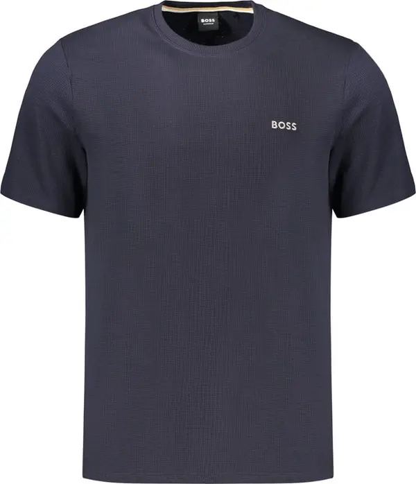 Blue Cotton Men's T-Shirt