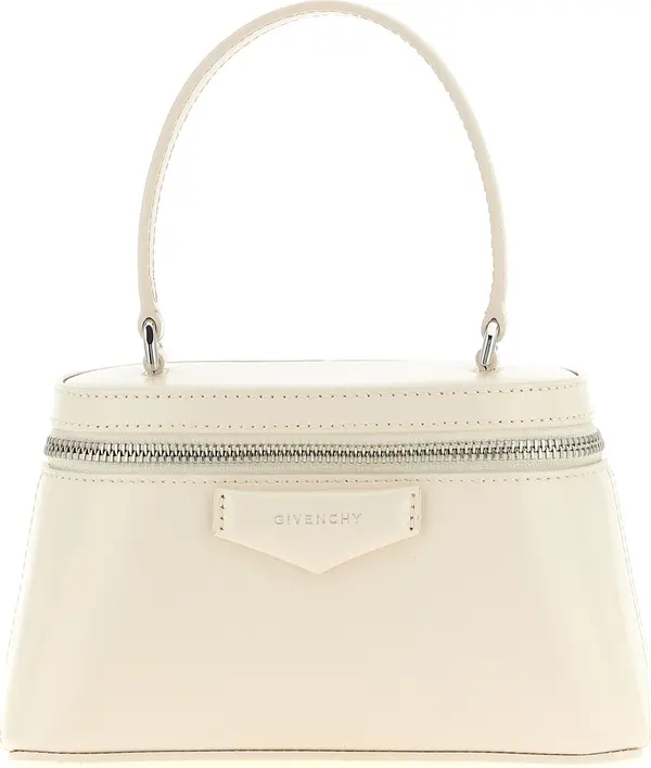 White Leather Crossbody Bag
