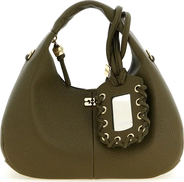 Bicolor Polyester Handbag