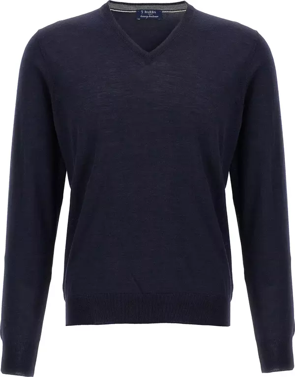 Blue Wool Cardigan